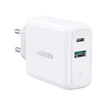Мережевий зарядний пристрій UGREEN CD170 38W USB-C Wall Charger EU (White) (UGR-60468) 656-01379 фото