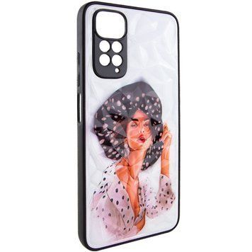 TPU+PC чохол Prisma Ladies для Xiaomi Redmi Note 11 Pro 4G/5G / 12 Pro 4G Girl in a hat 777-07454 фото
