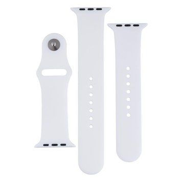 Ремешок для Apple Watch Band Silicone Two-Piece 42/44/45/49mm White 212-02166 фото