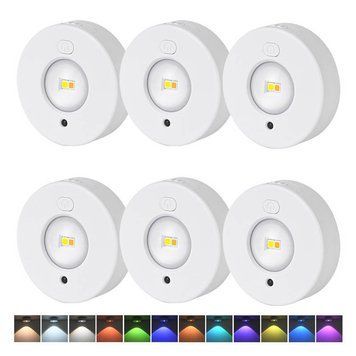 Світильник LED MZ-L3301 (комплект) with remote control (3LC+RGB/6PCS) white 656-03764 фото