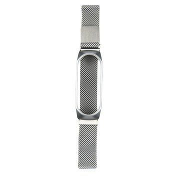Ремешок для Xiaomi Mi Band 7 Milanese Loop Silver 212-02569 фото