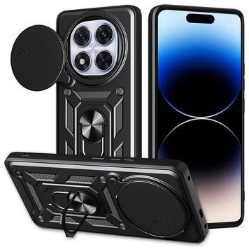 Ударостійкий чохол Camshield Serge Ring для Xiaomi Redmi Note 14 Pro+ Black 777-09457 фото