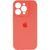 Силиконовый чехол с закрытой камерой для iPhone 15 Pro Peach 666-01076 фото
