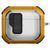 Футляр протиударний Locking Button для навушників Airpods Pro Yellow 203-00425 фото