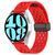Ремінець Универс 20mm Silicone With Magnetic для Samsung/Amazfit/Huawei Red 212-02719 фото