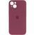 Чехол Silicone Case Full Size with Frame для iPhone 15 Plus Plum 208-05061 фото