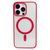 Силіконовий чохол Clear Color Case with MagSafe для iPhone 12/12 Pro Червоний 214-00113 фото