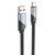 Кабель HOCO U119 USB to Type-C 5A, 1.2m, nylon, aluminum connectors, Black 6942007605007 фото