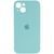 Силиконовый чехол с закрытой камерой для iPhone 13 Mint 208-00729 фото