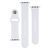 Ремінець для Apple Watch Band Silicone Two-Piece 42/44/45/49 mm White 212-02166 фото