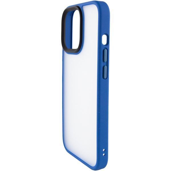TPU+PC чохол Metal Buttons для Apple iPhone 13 Pro (6.1") Блакитний 777-08331 фото