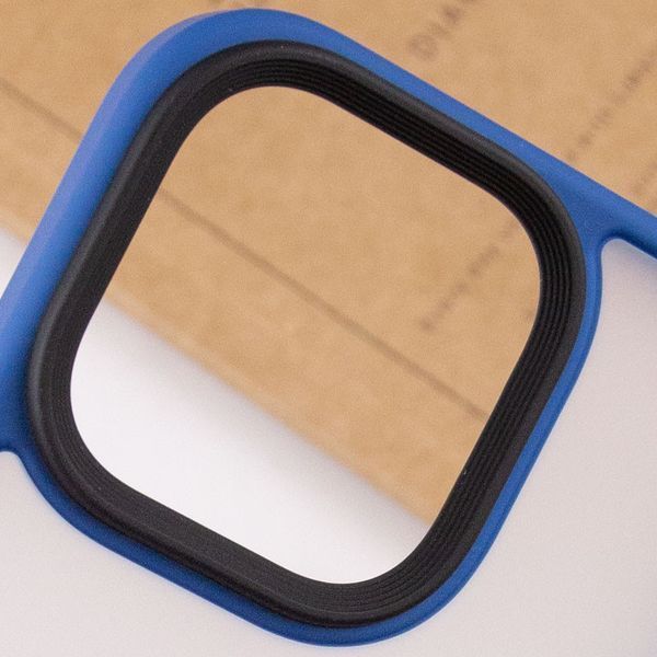 TPU+PC чохол Metal Buttons для Apple iPhone 13 Pro (6.1") Блакитний 777-08331 фото