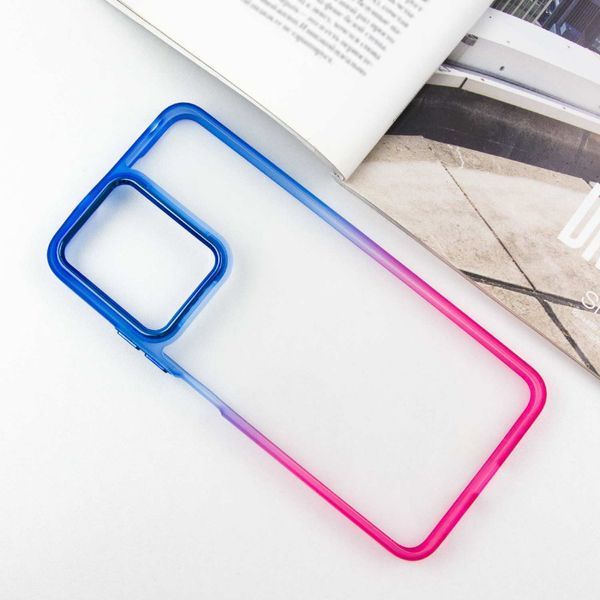 Чохол TPU+PC Fresh sip series для Xiaomi Redmi Note 12 4G Рожевий / Синій 777-06605 фото