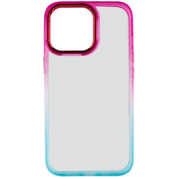 Чохол TPU+PC Fresh sip series для Apple iPhone 13 Pro Max (6.7") Бірюзовий / Рожевий 777-06705 фото