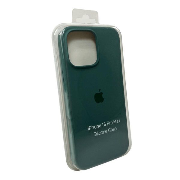 Силиконовый чехол для iPhone 16 Pro Max Pine Green 666-01284 фото