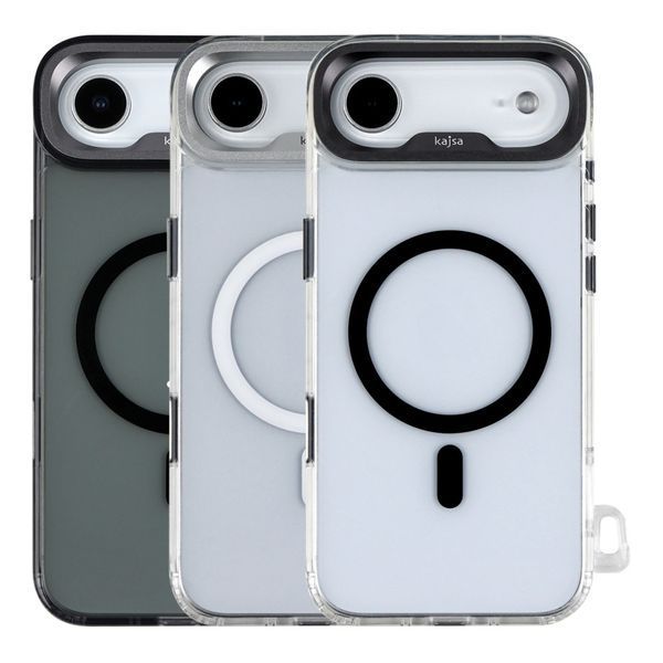Чохол Kajsa Trans-Shield with MagSafe для iPhone 17 Air Black Smoke O-Ring 2020000509271 фото