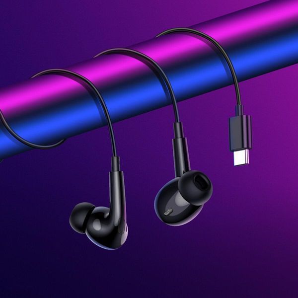Навушники BOROFONE BM100 Pro Fuente universal digital earphones with microphone Type-C Black 656-03922 фото
