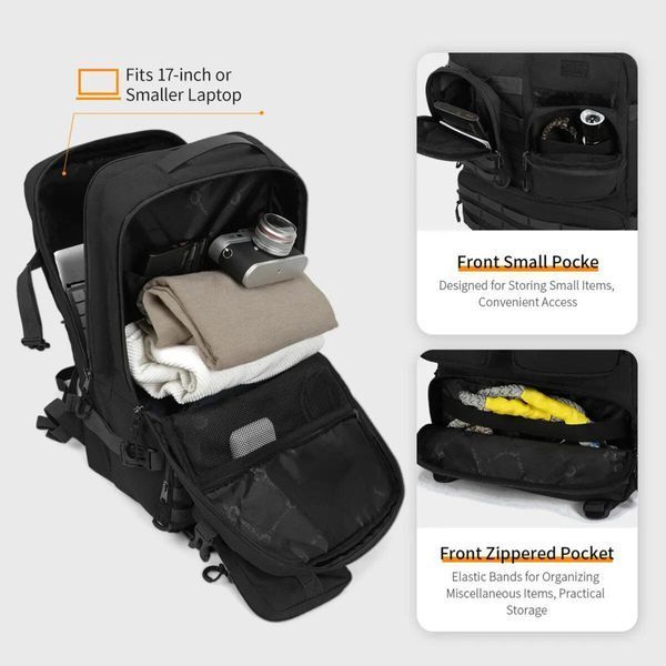 Рюкзак Tigernu T-B9007B 17" Black 656-01518 фото