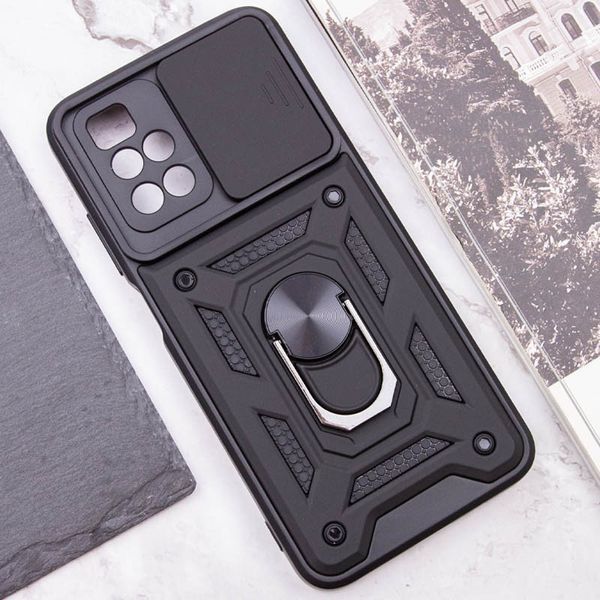Ударопрочный чехол Camshield Serge Ring для Xiaomi Redmi 10 Black 777-04646 фото