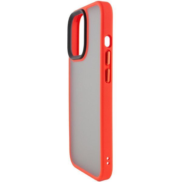 TPU+PC чехол Metal Buttons для Apple iPhone 15 (6.1") Красный 777-08281 фото