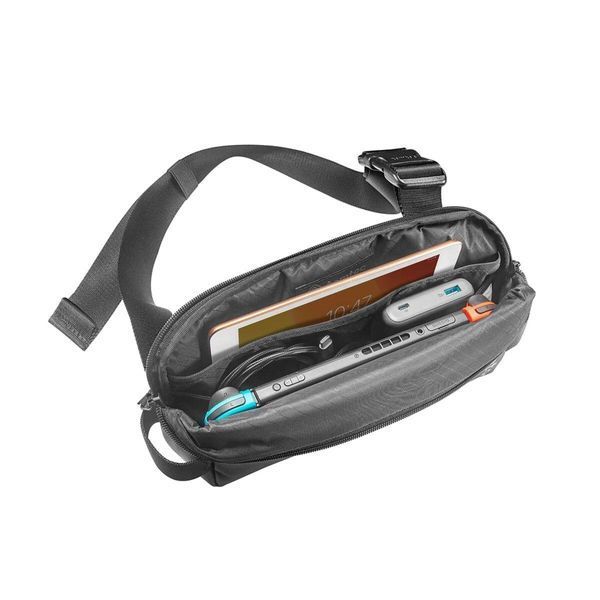 Сумка Tomtoc Explorer-T21 Sling Bag S Black 8.3 Inch//4L (T21S1D1) 656-00215 фото
