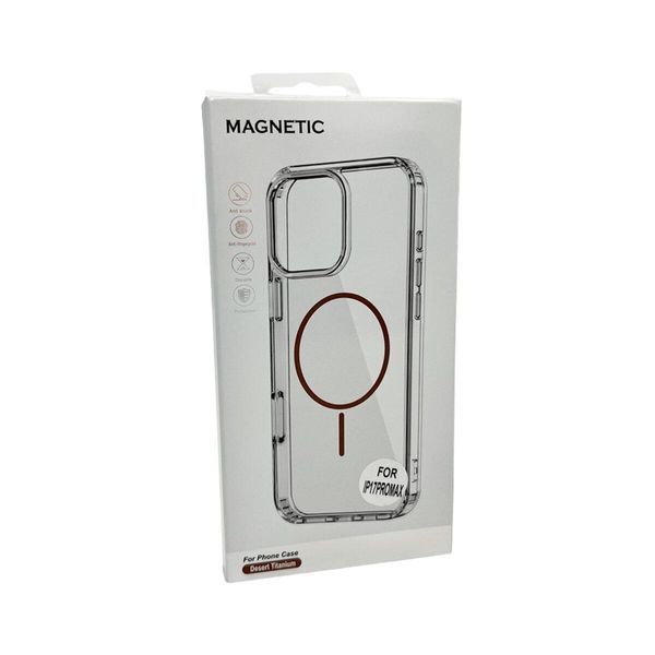 Чехол Acrylic Thin Magnetic для Apple iPhone 17 Pro Gold 666-03724 фото