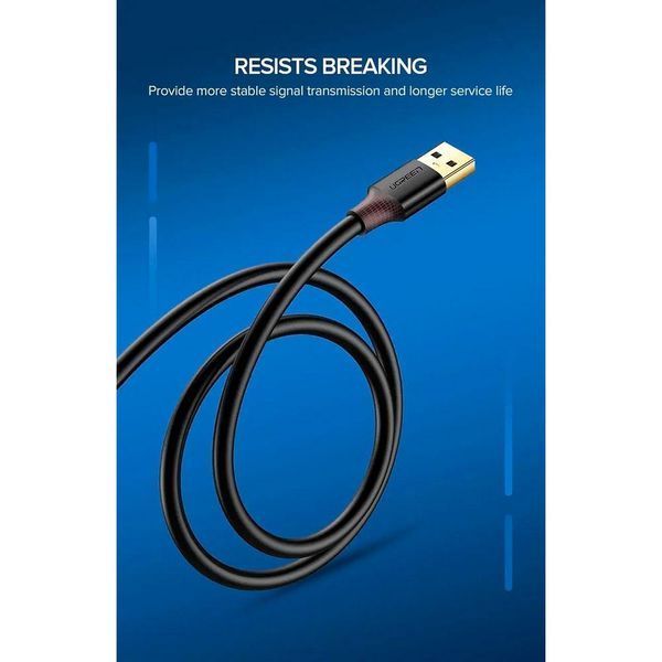 Удлинитель UGREEN US129 USB 3.0 Extension Male Cable 1m (Black) (UGR-10368) UGR-10368 фото