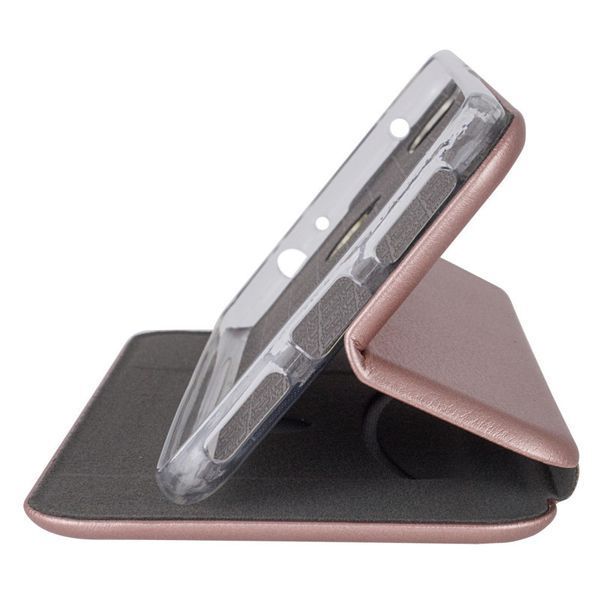 Шкіряний чохол-книжка Classy для Samsung Galaxy A10s Rose Gold 777-06048 фото