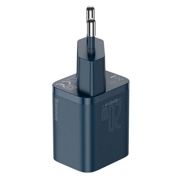 Мережевий зарядний пристрій Baseus Super Si Quick Charger 1C 20W EU Blue CCSUP-B03 фото