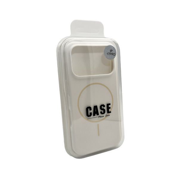 Чохол для смартфона Silicone Case Magnetic для Apple iPhone 17 Pro Max White 666-04169 фото