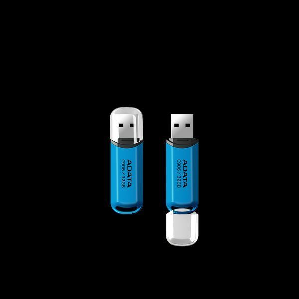 Флеш-накопичувач ADATA USB 2.0 C906 32Gb Water Blue AC906-32G-RWB фото