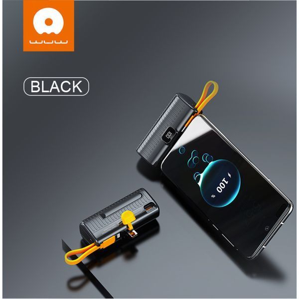 Портативний акумулятор WUW Y134 Mini 5000mAh Type-C Чорний 216-00072 фото