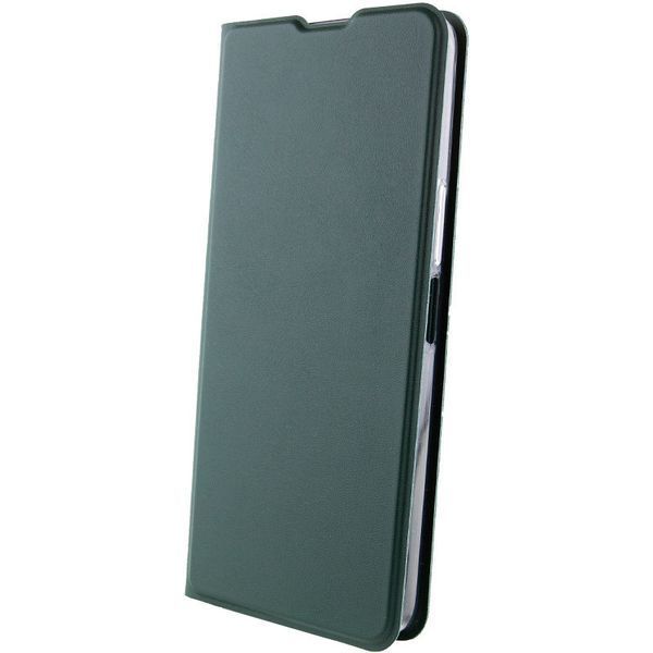 Шкіряний чохол-книжка GETMAN Elegant для TECNO Camon 19 Зелений 555-01574 фото