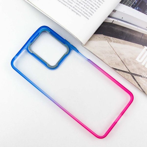 Чохол TPU+PC Fresh sip series для Xiaomi Redmi Note 12 4G Рожевий / Синій 777-06605 фото