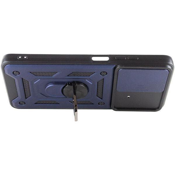 Ударостійкий чохол Camshield Serge Ring для Xiaomi Poco X4 Pro 5G Blue 777-04625 фото