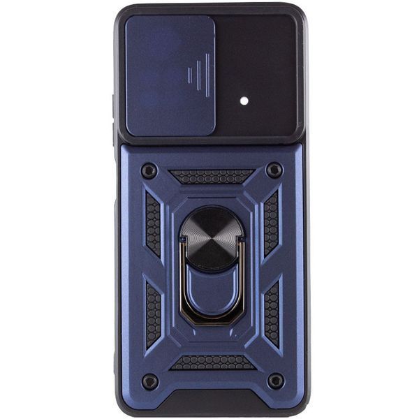 Ударостійкий чохол Camshield Serge Ring для Xiaomi Poco X4 Pro 5G Blue 777-04625 фото