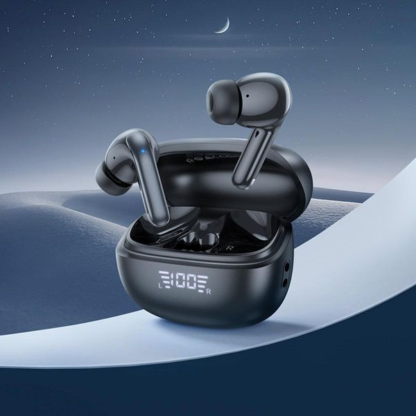 Беспроводные наушники HOCO EQ5 Energy true wireless ANC+ENC noise reduction BT headset Black 656-03872 фото