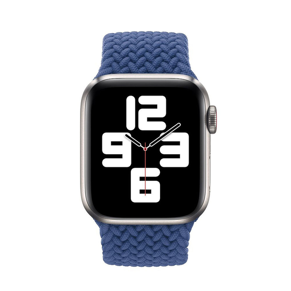 Плетеный монобраслет для Apple Watch 42/44/45/49 mm Синий 212-00185 фото