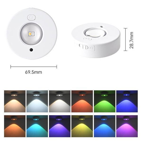 Світильник LED MZ-L3301 (комплект) with remote control (3LC+RGB/6PCS) white 656-03764 фото