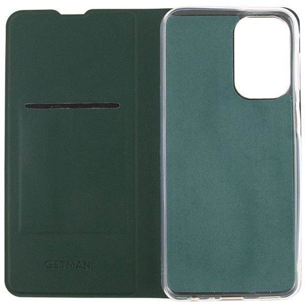 Шкіряний чохол-книжка GETMAN Elegant для TECNO Camon 19 Зелений 555-01574 фото