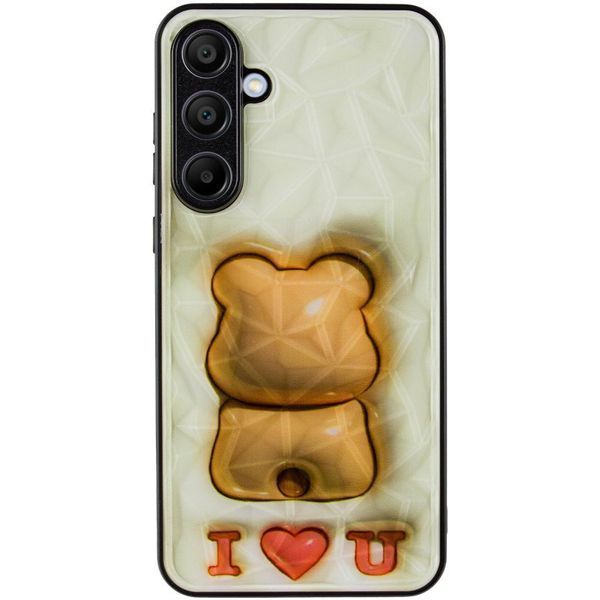 Чехол TPU+PC Prisma Fluffie для Samsung Galaxy A35 Bear 777-04154 фото