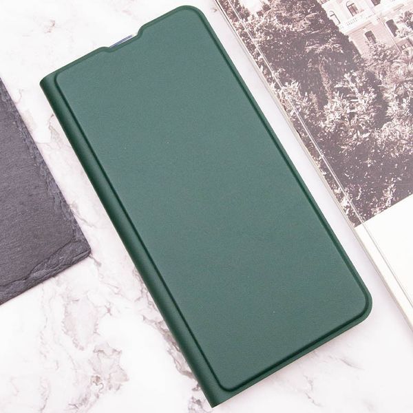 Шкіряний чохол-книжка GETMAN Elegant для TECNO Camon 19 Зелений 555-01574 фото