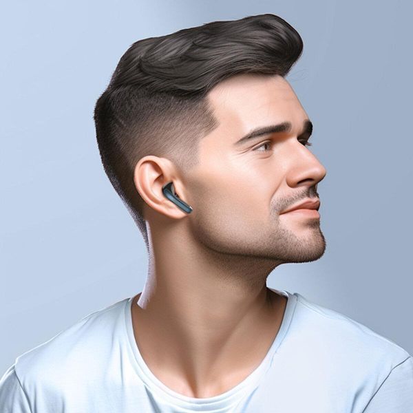 Беспроводные наушники HOCO EQ5 Energy true wireless ANC+ENC noise reduction BT headset Black 656-03872 фото
