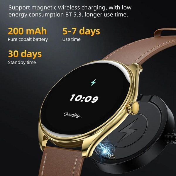 Смарт-часы HOCO Y22 AMOLED Smart sports watch(call version) Black 656-02079 фото