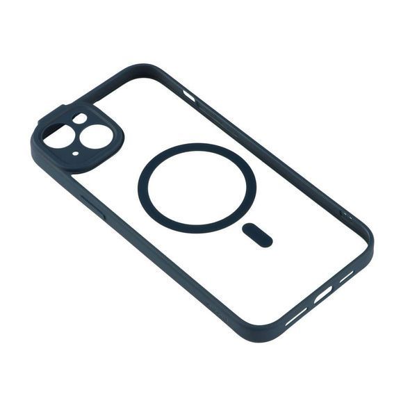 Чохол Baseus Frame Series Magnetic Case+Glass 0.22mm для iPhone 14 Blue 757-00219 фото