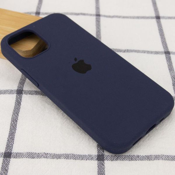 Чехол Silicone Case Full Protective для Apple iPhone 14 Plus (6.7") Midnight blue 555-04055 фото