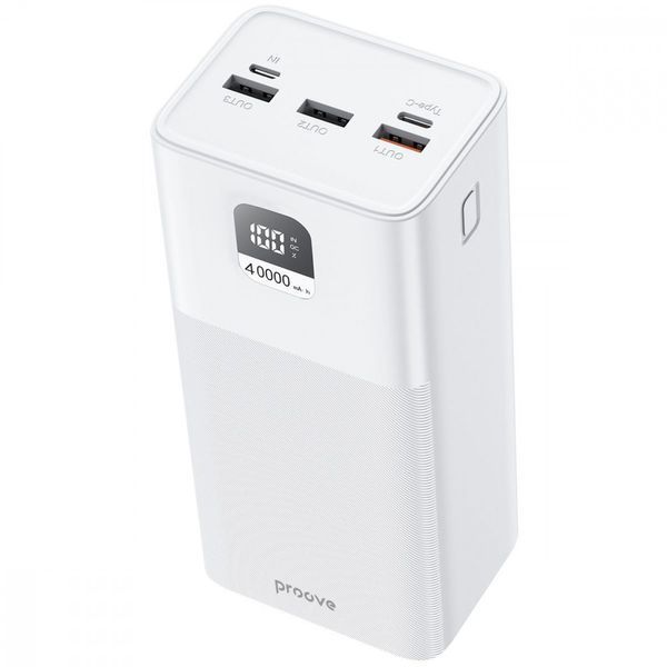 Power Bank Proove Giant 100W 40000mAh White PBGI99320002 фото