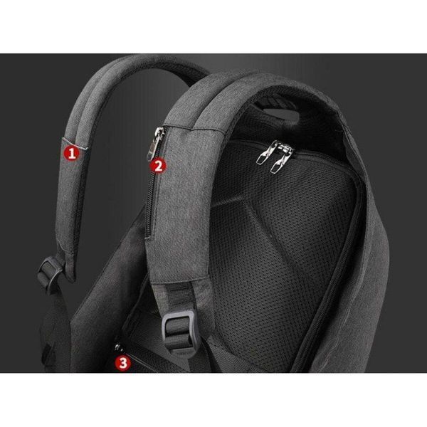 Рюкзак Tigernu T-B3615B 15.6" Black 656-00159 фото