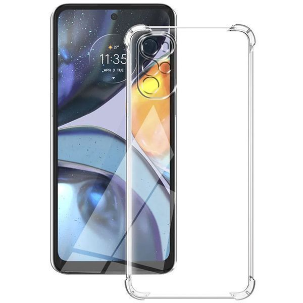 TPU чохол GETMAN Ease посилені кути Full Camera для Motorola Moto G22 555-02514 фото