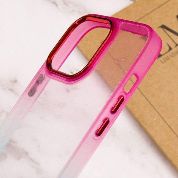 Чохол TPU+PC Fresh sip series для Apple iPhone 13 Pro Max (6.7") Бірюзовий / Рожевий 777-06705 фото